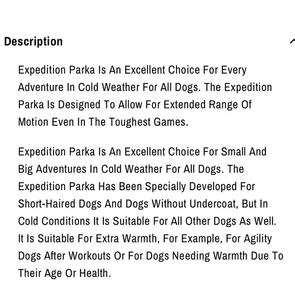 Hurtta Size 32” Expedition Parka Dog Coat in Beetroot - Picture 14 of 16